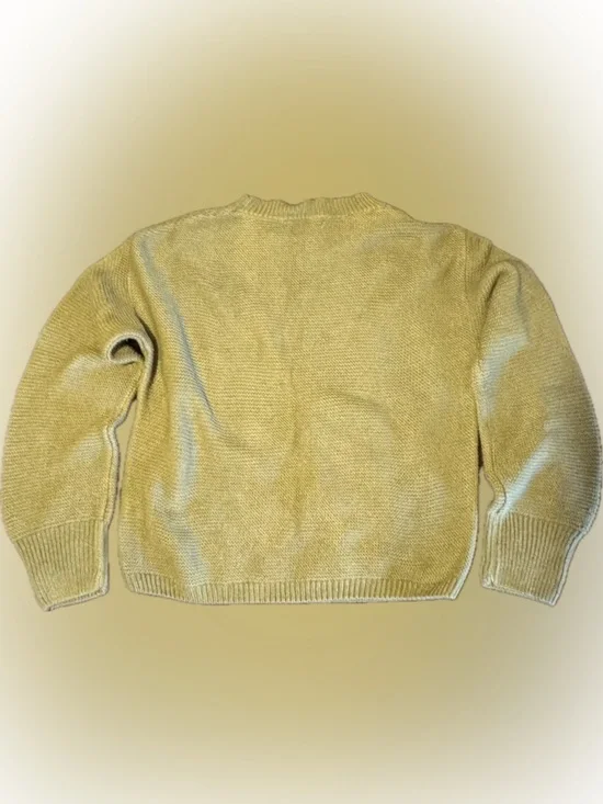 KARLIE  Sage - Olive Green Crewneck Sweater - Picture 2 of 6